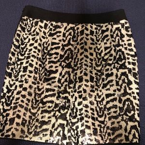 Skirt black and white SEQUINED Limited